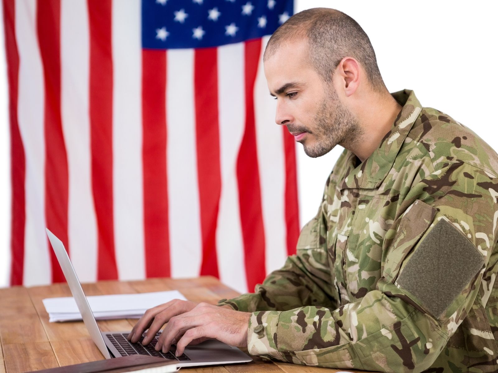 Military service records and application documents