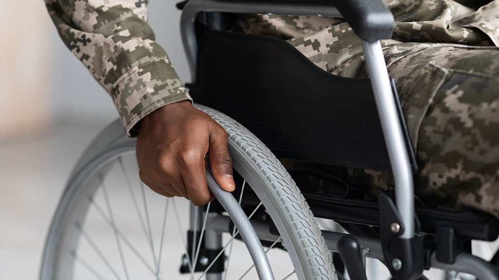 veteran in wheelchar