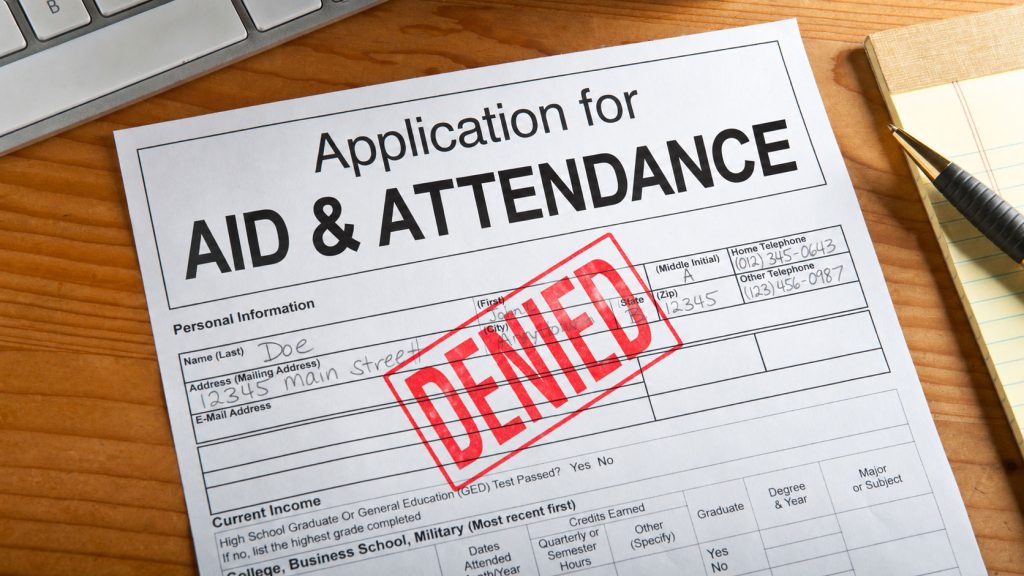 Denied Aid & Attendance application
