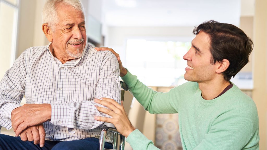 Veteran getting home care
